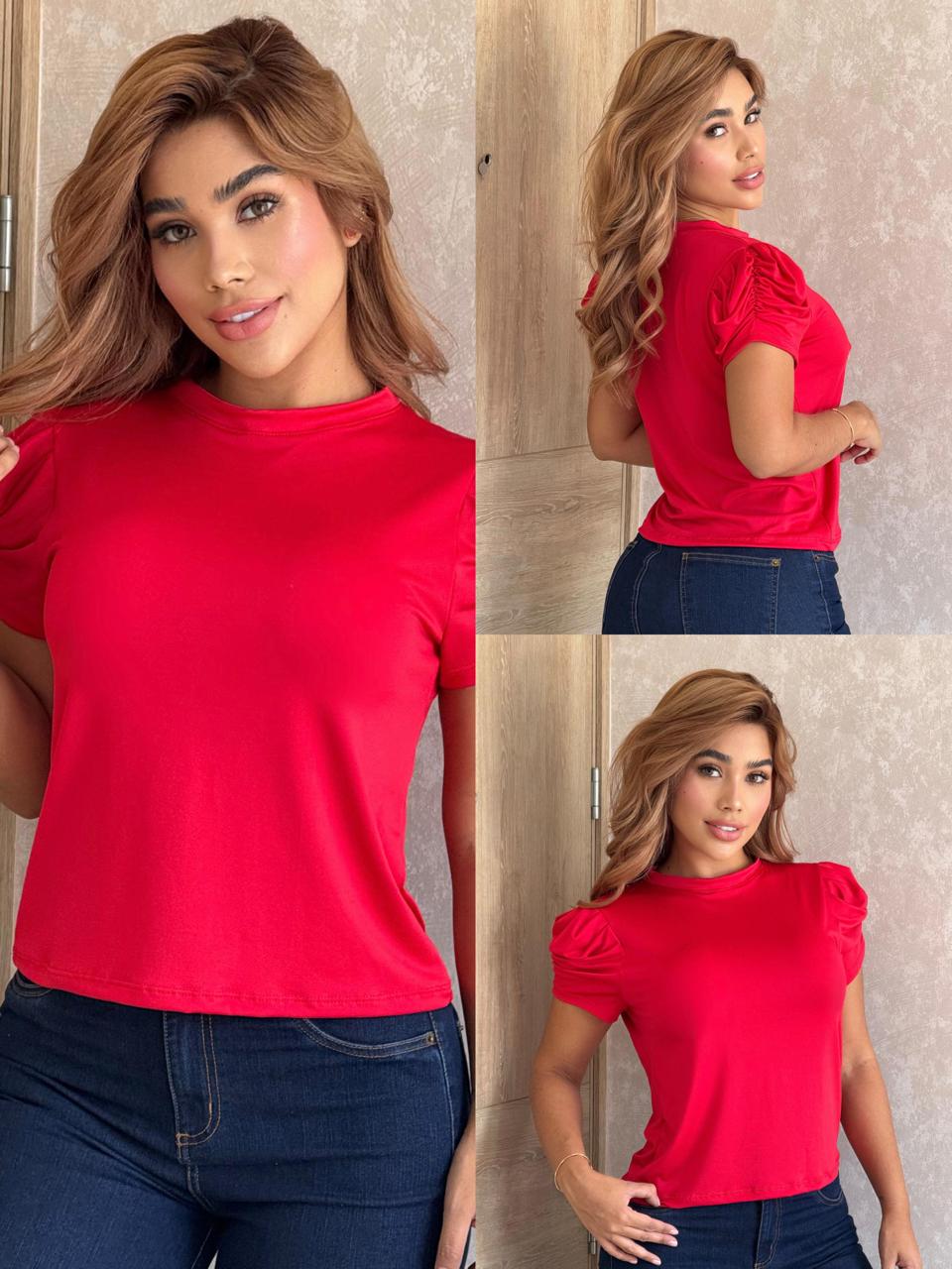 BLUSA MORADA
